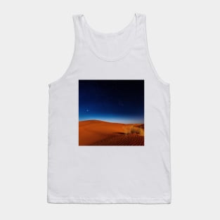 SCENERY 18 - Night Desert Sand Dune Landscape Tank Top